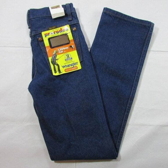 Wrangler Boy's Cowboy Cut Original Fit Western Jeans - 13MWSPI - Picture 1 of 3